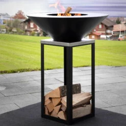Feuerschale Fyro 80, Zweiteilig, 102 X 80 X 80 Cm -Die grüne Ecke 3920100728 Feuerschale Fyro80 80x80x102cm3 71309