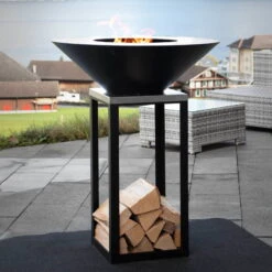 Feuerschale Fyro 80, Zweiteilig, 102 X 80 X 80 Cm -Die grüne Ecke 3920100728 Feuerschale Fyro80 80x80x102cm4 71308