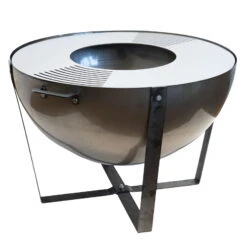 Feuerschale 'Dakota', Rostfarben, Ca. 60 X Ø 80 Cm -Die grüne Ecke 3920100762 Feuerstelle Dakota ca 80cm rund 1 118577