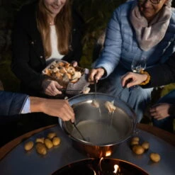 Feuerstelle 'Wave', Rost, Edelstahl, Ca. 100 X 55 X 100 Cm -Die grüne Ecke 3920100768 Feuerstelle WAVE rost ca100x55x100cm 3 125246