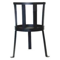 Feuerkorb Für Schwedenfeuer, Schwarz, Weichstahl, Ca. 31,5 X 28 X 40,5 Cm -Die grüne Ecke 3920150129 Feuerkorb Schwedenfeuer 1 97026