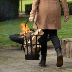 Feuereimer, Eisen, Ca. 37 X 35 X 40 Cm -Die grüne Ecke 3920150131 Feuereimer 2 95457