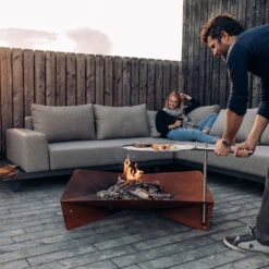 Höfats TRIPLE Grillrost Aus Edelstahl, Maße 55 Cm -Die grüne Ecke 3920501766 TRIPLE Grillrost D55cm 3 57585