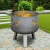 Aufsatz Für Feuerschale Buschbeck, Schwarz, Stahl -Die grüne Ecke 3920502222 Aufsatz fuer Feuerschale S 1 118596