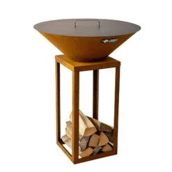 Metalldeckel Für Feuerstelle 'Fyro', Ø Ca. 80 Cm -Die grüne Ecke 3920502247 Metalldeckel fuer Feuerstelle Fyro ca 80cm rund 2 119667