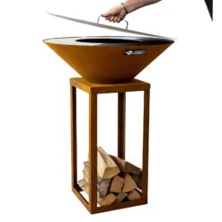 Metalldeckel Für Feuerstelle 'Fyro', Ø Ca. 80 Cm -Die grüne Ecke 3920502247 Metalldeckel fuer Feuerstelle Fyro ca 80cm rund 3 119665