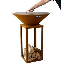 Metalldeckel Für Feuerstelle 'Fyro', Ø Ca. 80 Cm -Die grüne Ecke 3920502247 Metalldeckel fuer Feuerstelle Fyro ca 80cm rund 4 119668