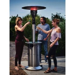 Enders Heizstrahler-Pilz Commercial, Gebürsteter Edelstahl, 230 X 88 Cm -Die grüne Ecke 3920800026 Heizstrahler Commercial 70905