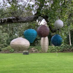 Solarlaterne 'Balloon XL', Helltaupe, Ø 35 X 50 Cm -Die grüne Ecke 72462 lumiz IMG 0626 123929 4